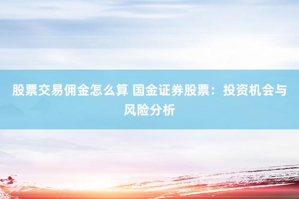 股票交易佣金怎么算 国金证券股票：投资机会与风险分析