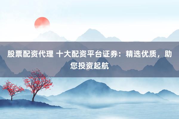 股票配资代理 十大配资平台证券：精选优质，助您投资起航