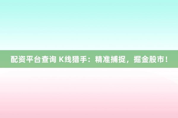 配资平台查询 K线猎手:精准捕捉,掘金股市!