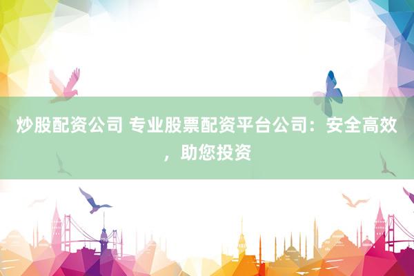 炒股配资公司 专业股票配资平台公司：安全高效，助您投资